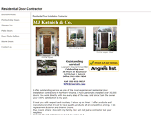Tablet Screenshot of doorsva.com